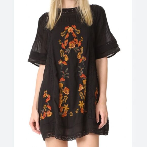Free People Perfectly Victorian Floral Dress in Size Small - Picture 1 of 16